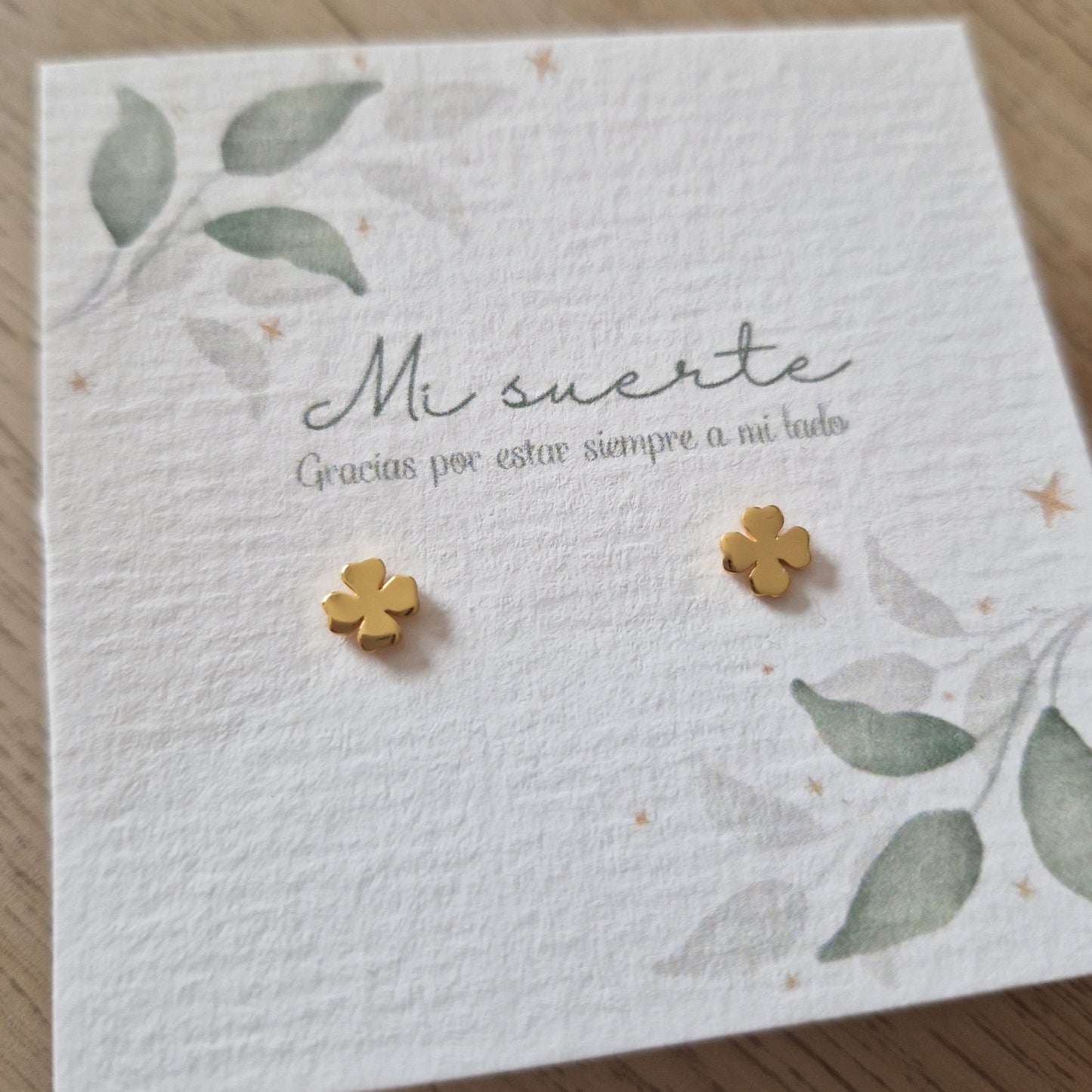 Pendientes trébol - ADA JOYITAS