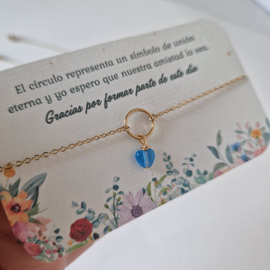Pulsera círculo suerte