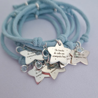 Pulsera Star plata ley - ADA JOYITAS