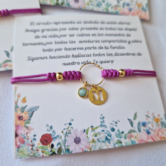 Pulsera Ada inicial - ADA JOYITAS